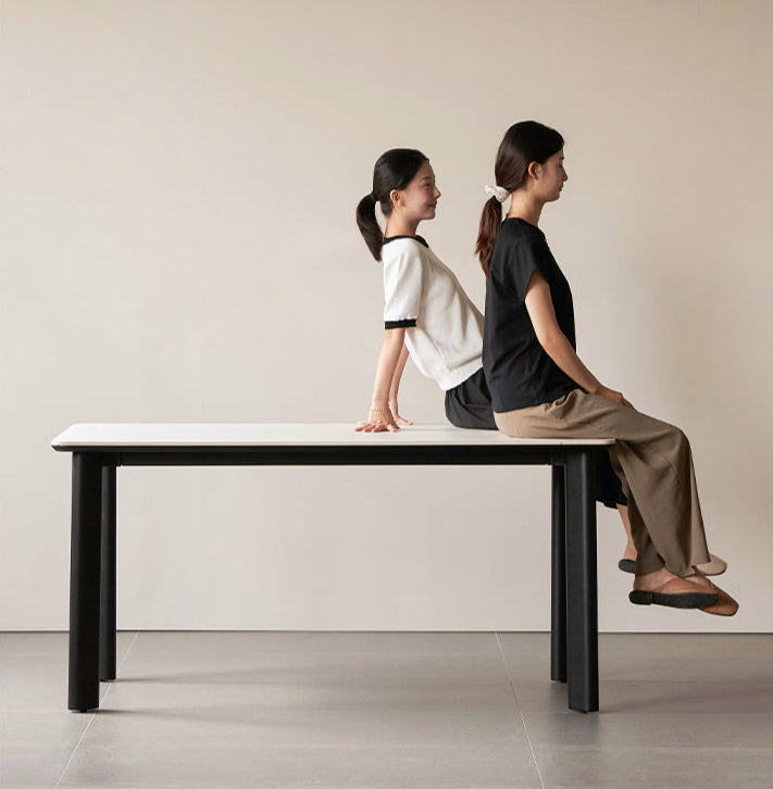 Iron Long Modern Dining Table