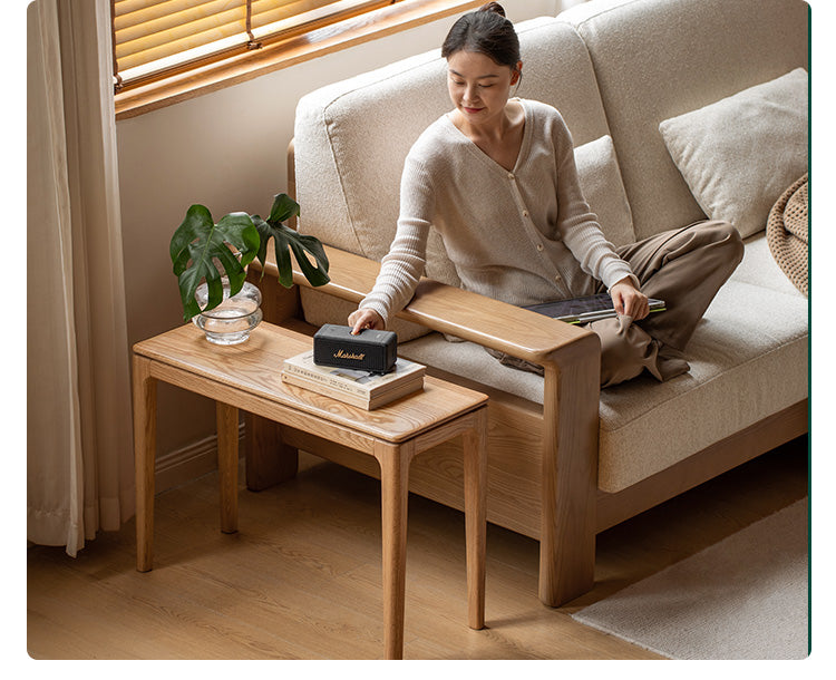 Oak Solid Wood Combination Coffee Table ,