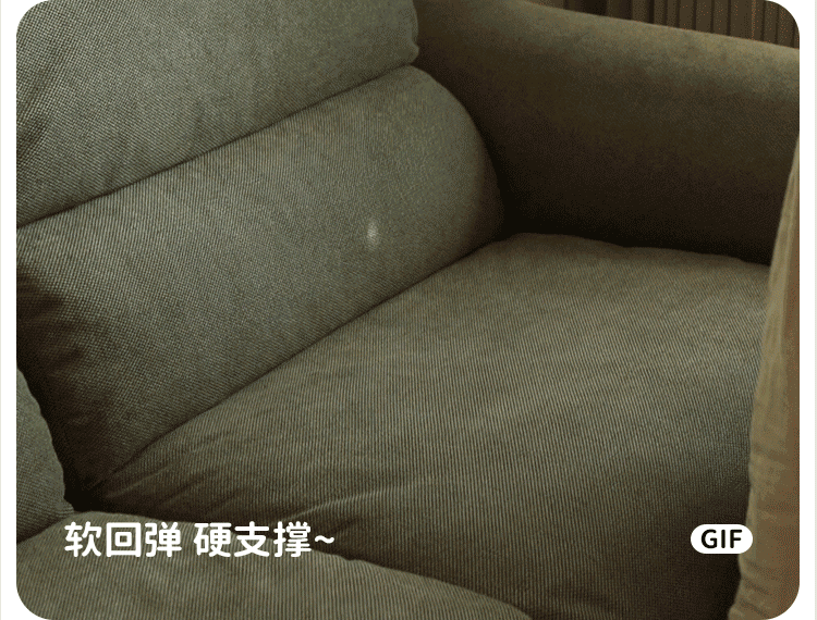 Oak Solid Wood Fabric Sofa, Couch with High Back Cushions, Durable Pet-Friendly Upholstery