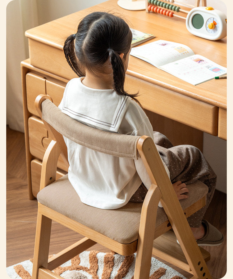 Beech Solid Wood Adjustable Kids Lift Chair