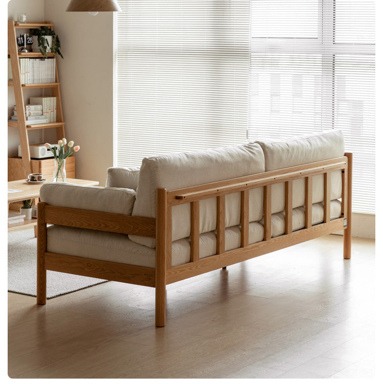 Oak Solid Wood Down Sofa "