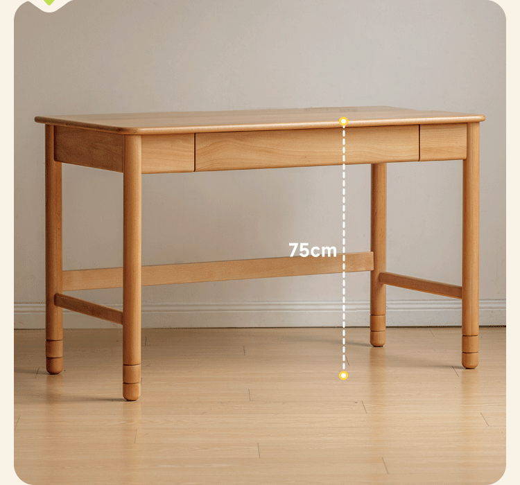 Beech Solid Wood Children's Desk With Adjustable Height
