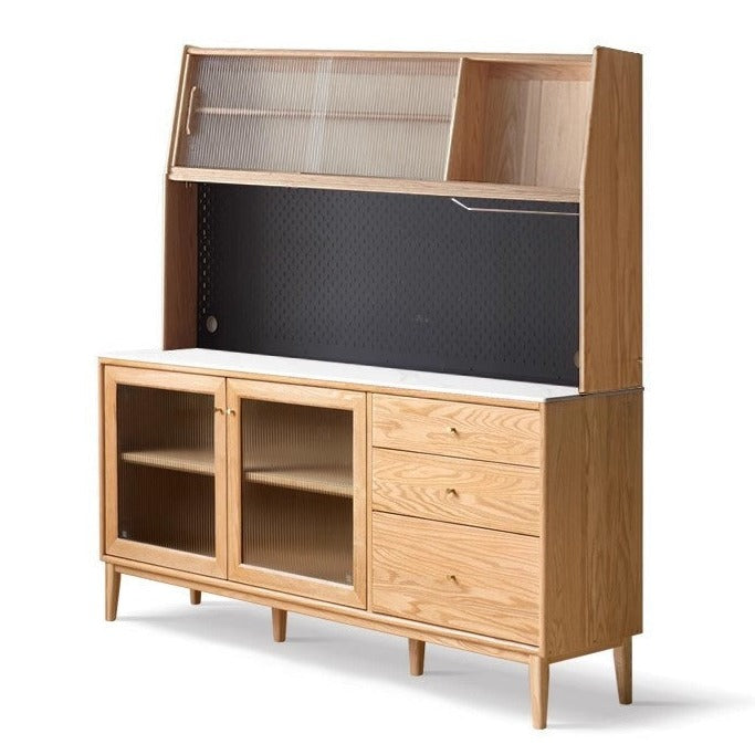 Oak solid wood Sideboard, Buffet cabinet :