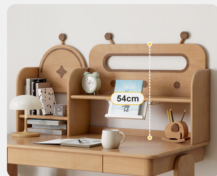 Outlet Multi Level Storage Desk - Wooden