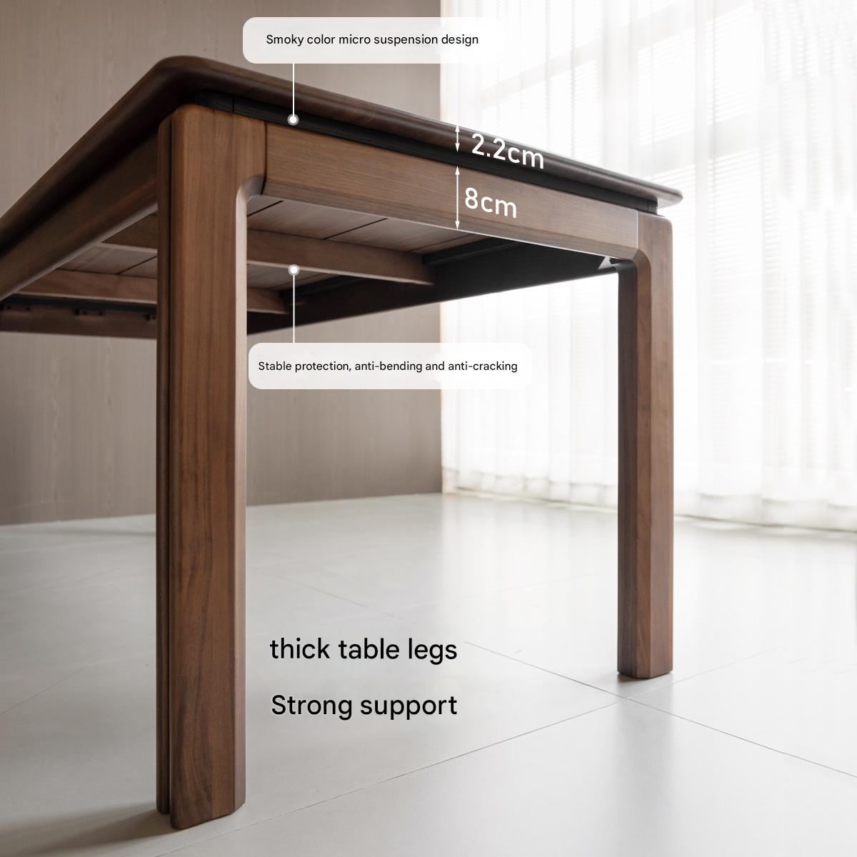 Oak Solid Wood Light Luxury Dining Table