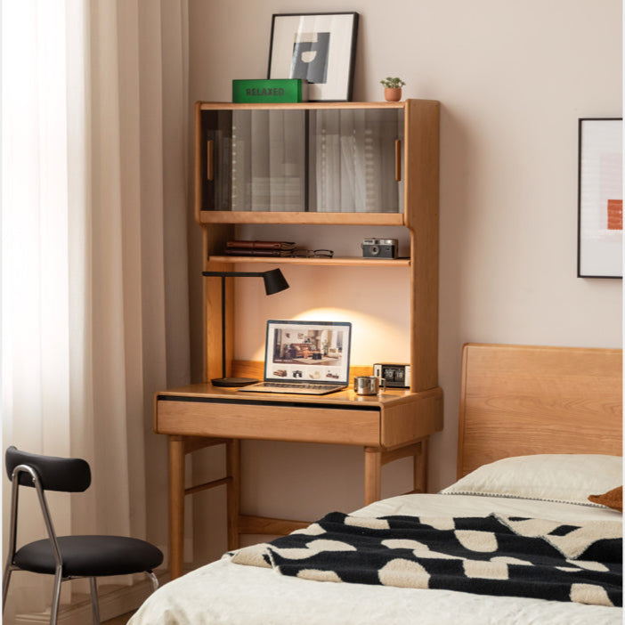 Cherry Solid Wood Desk With Drawer