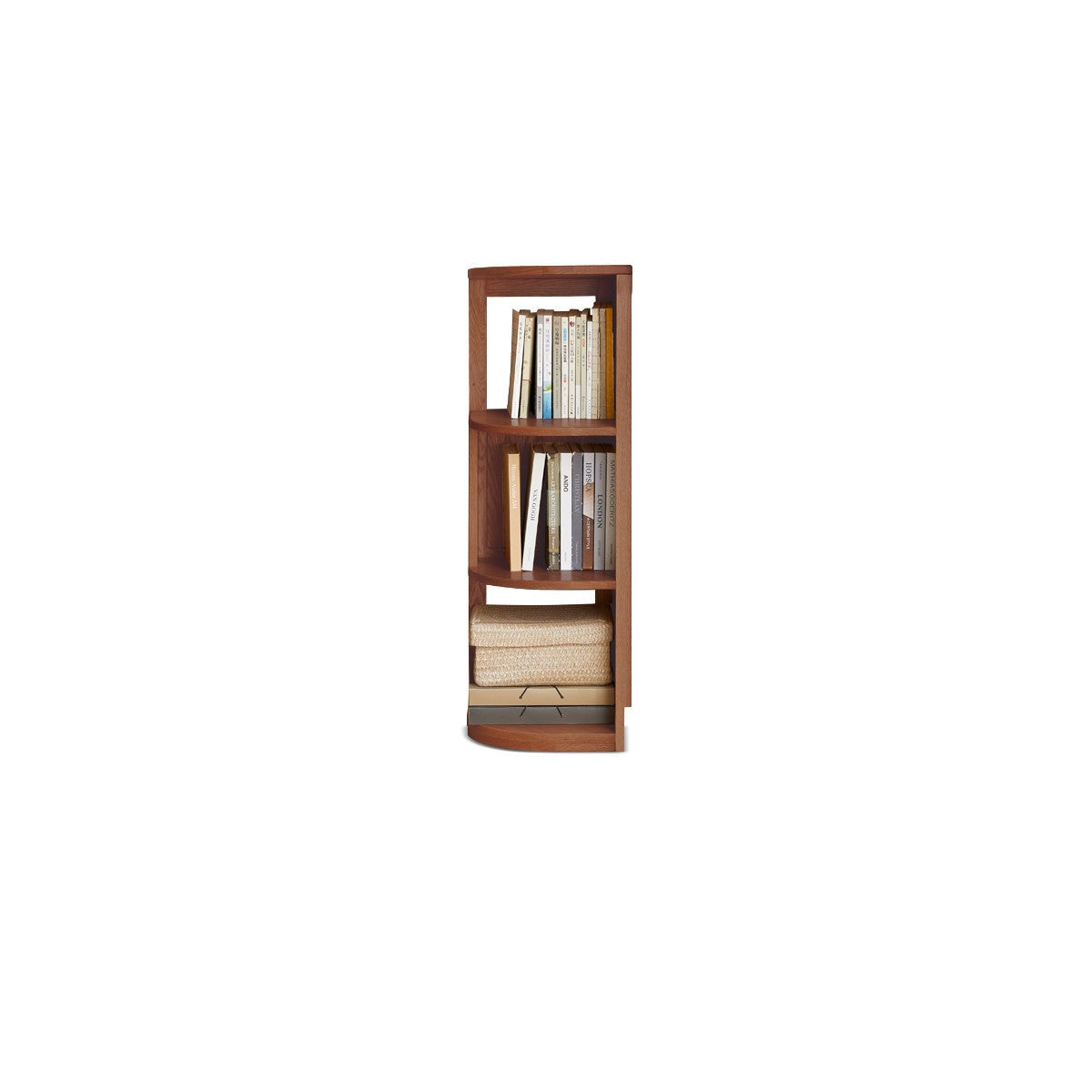 Oak Solid Wood corner bookshelf"-