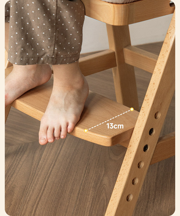 Beech Solid Wood Adjustable Kids Lift Chair