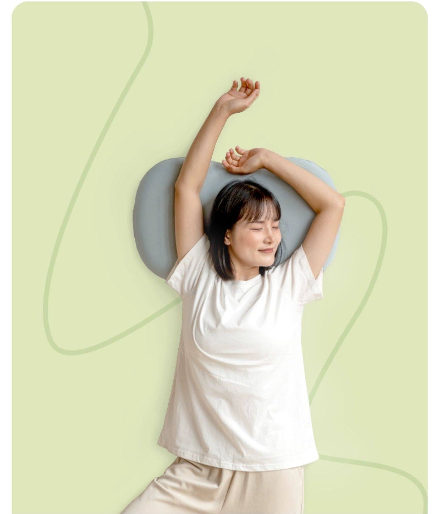 Thai Natural Latex Pillow with Neck Support and Breathable Comfort