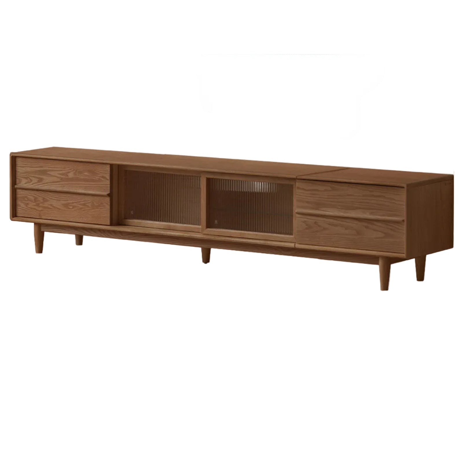 Black Walnut, Sandalwood, Ash Solid Wood Modern TV Cabinet