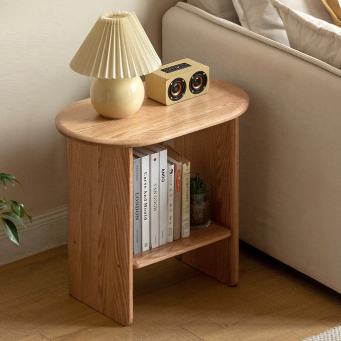 Oak Solid Wood Side Table Modern Simple ,Bedside Cabinet"-