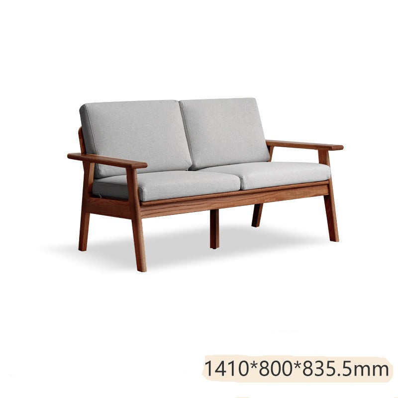 Sofa Oak solid wood walnut color-