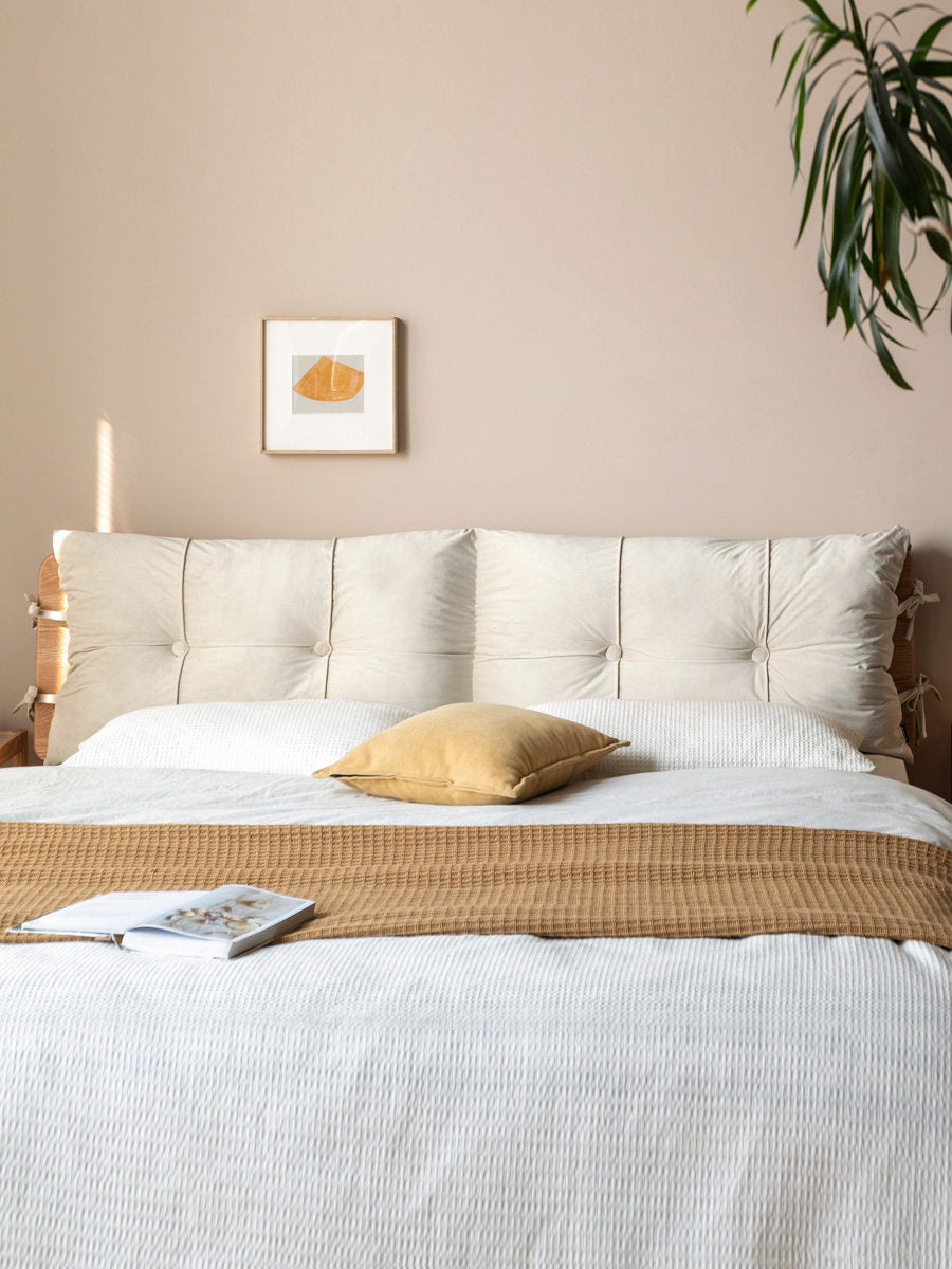 Modern Minimalist Headboard Pillow with Large Backrest