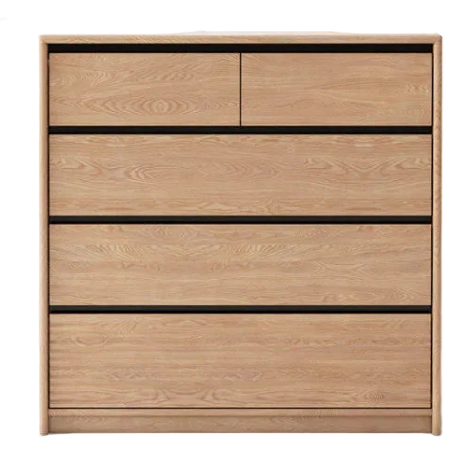 Oak, Ash Solid Wood Modern Minimalist Chest of Drawers