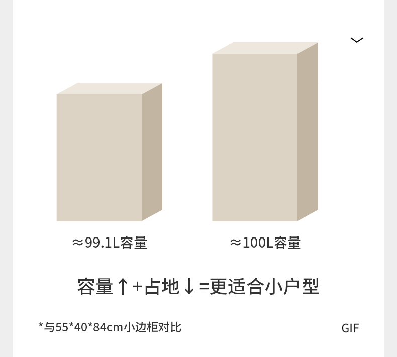 Oak Solid Wood Modern Style Side Cabinet