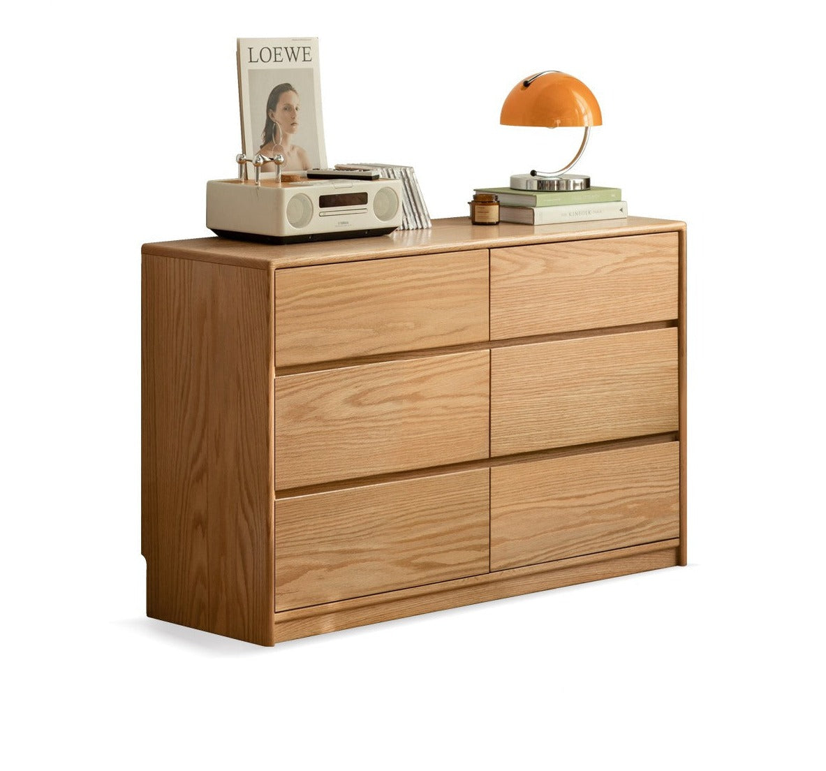 Dressing table L-shaped corner Oak solid wood*