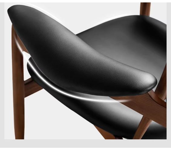 Ash Solid Wood Modern Designer Lounge Chair