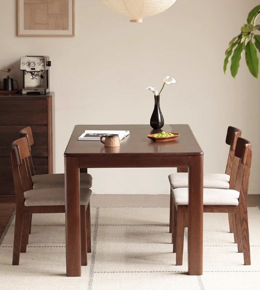Solid Longan Hardwood Dining Table