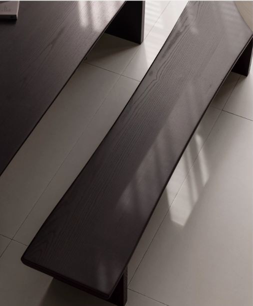 Black Walnut,Ash, South American Walnut Solid Wood Wabi Sabi Bench