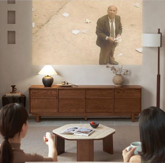 Ash Solid Wood Wabi-sabi Style TV Cabinet