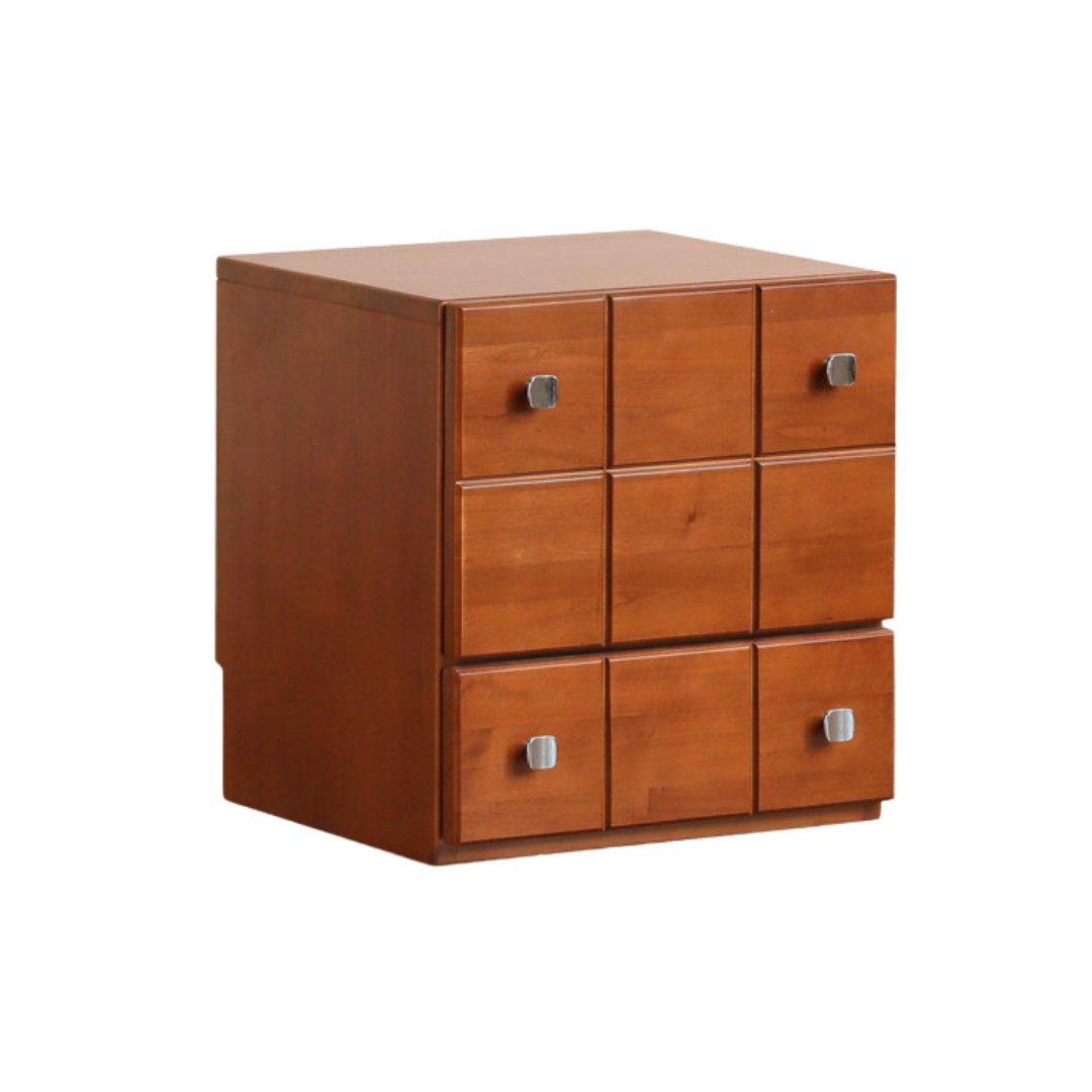 Poplar Solid Wood Retro Style Side Cabinets