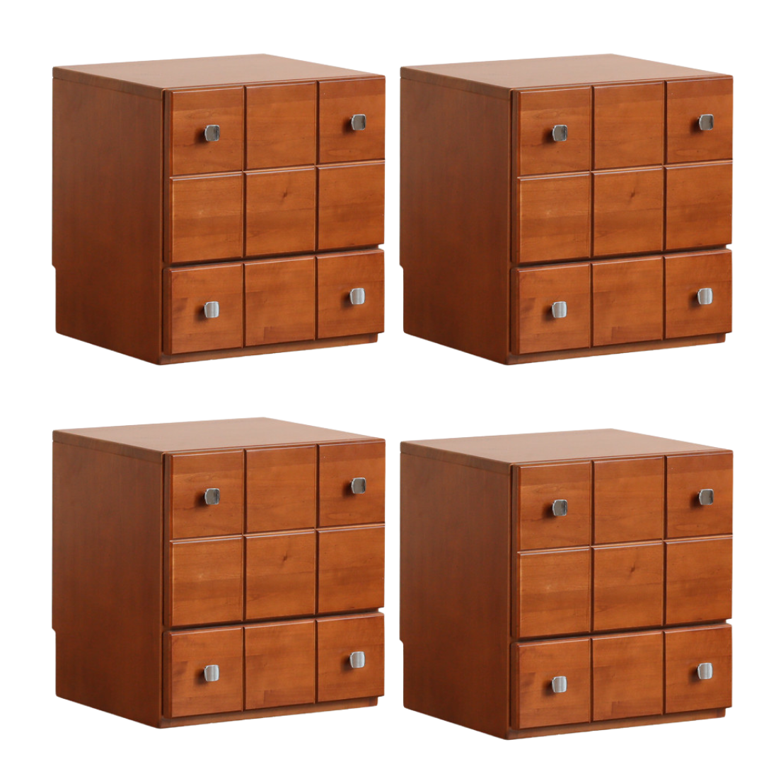 Poplar Solid Wood Retro Style Side Cabinets