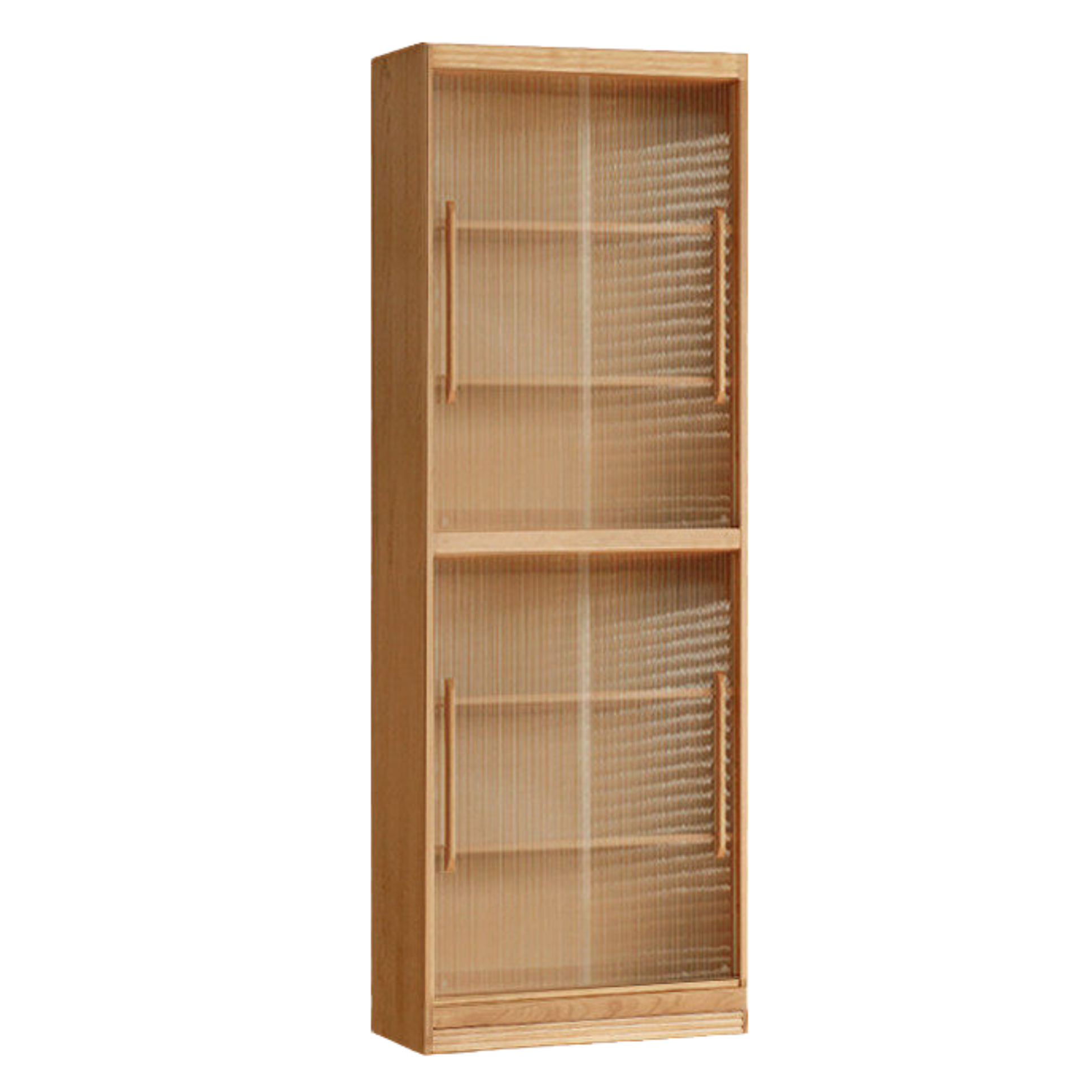 Ash, Oak, Cherry Solid Wood Bookshelf Integrated Wall-Mounted Minimalist