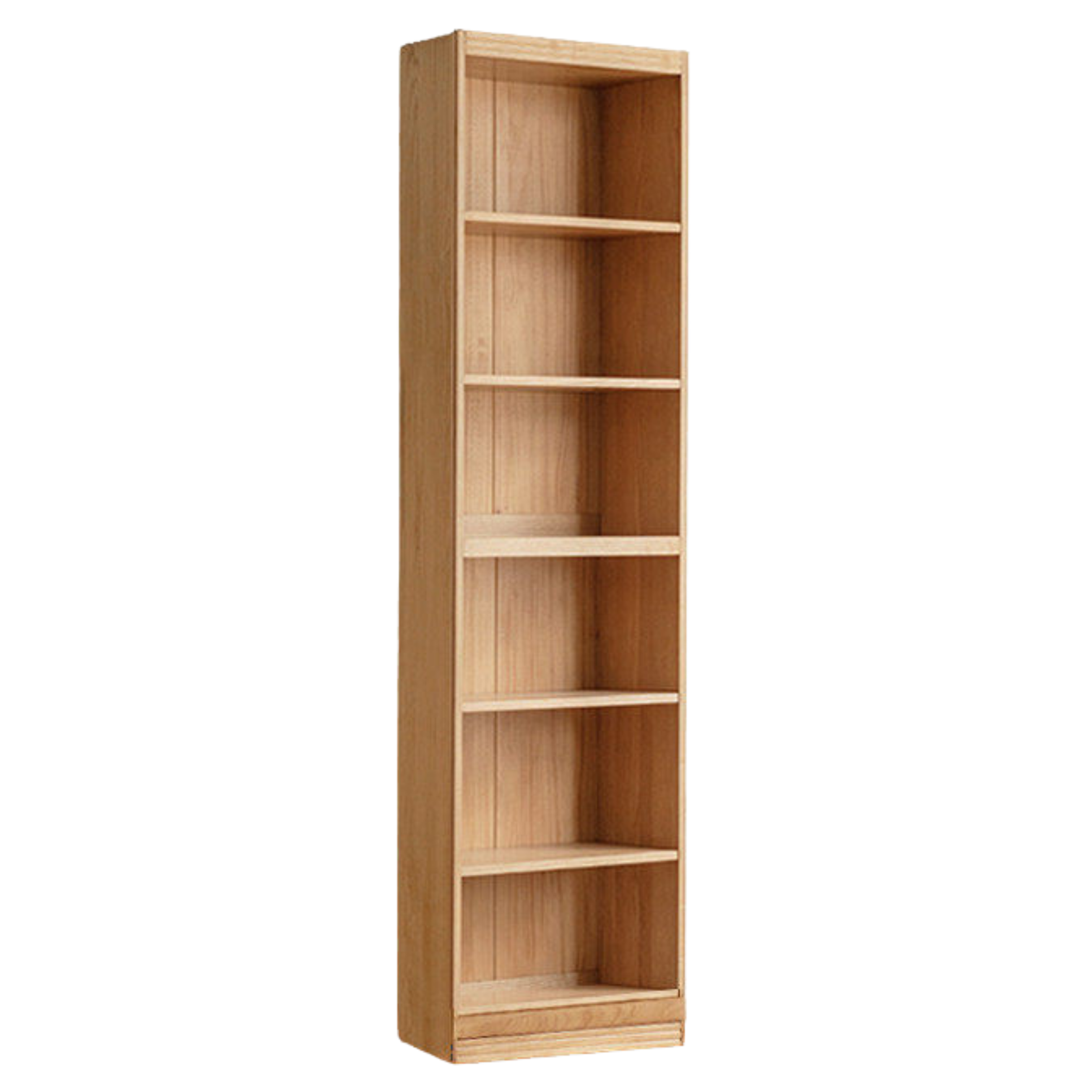 Ash, Oak, Cherry Solid Wood Bookshelf Integrated Wall-Mounted Minimalist
