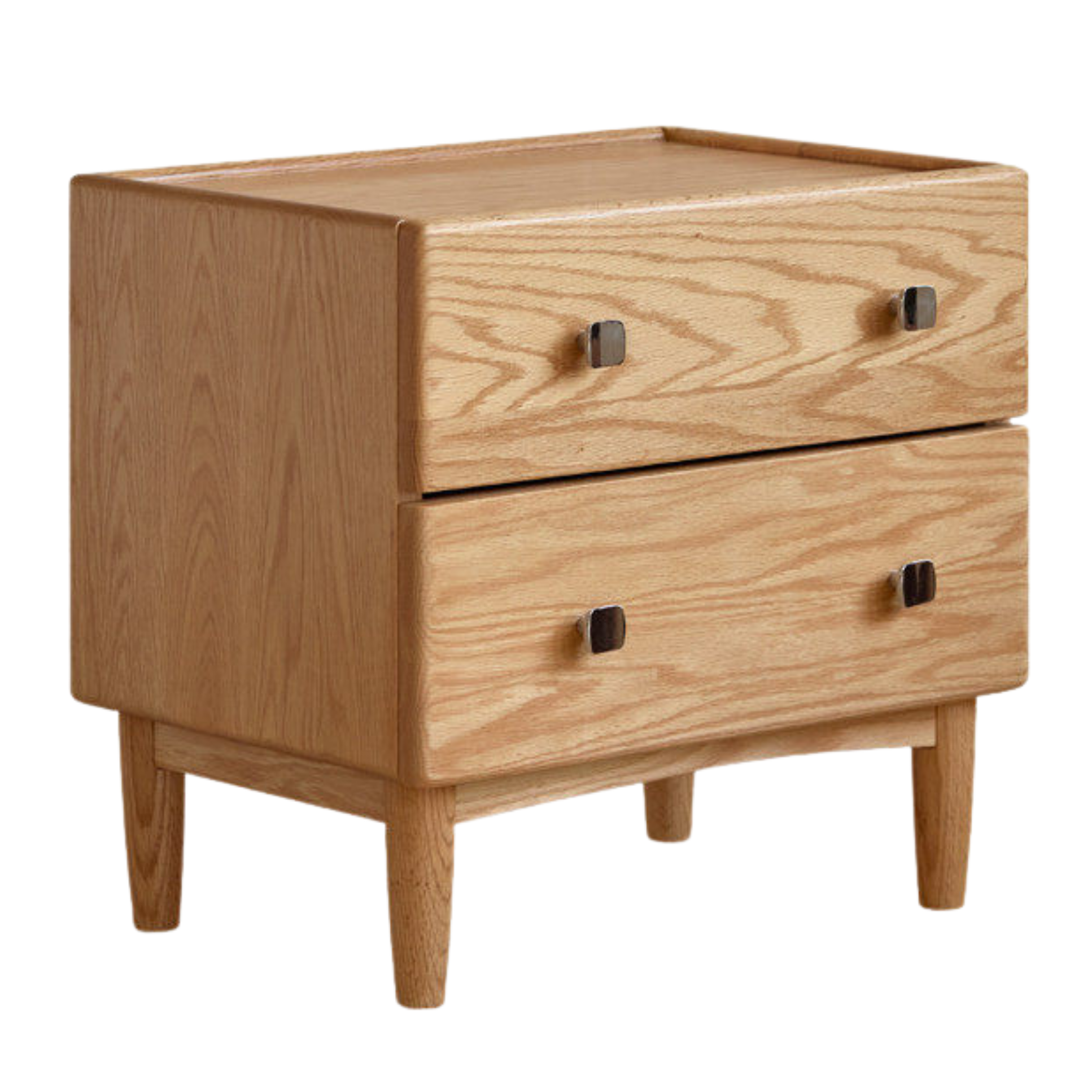Oak Solid Wood Modern Minimalist Nightstand