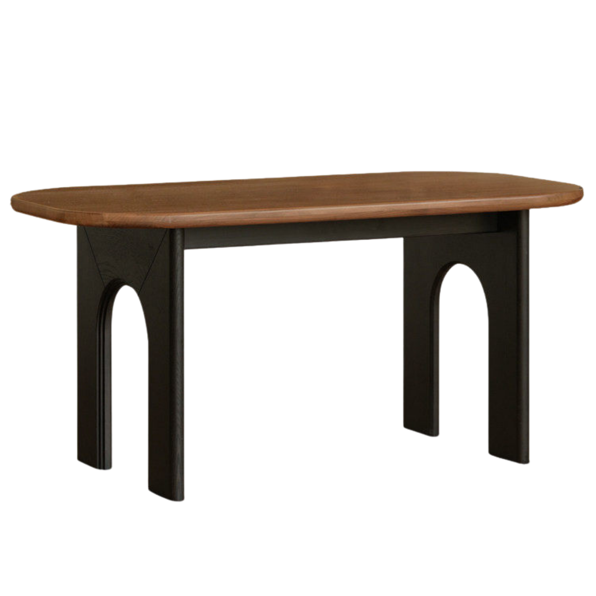 Black Walnut Solid Wood Dining Table French Retro