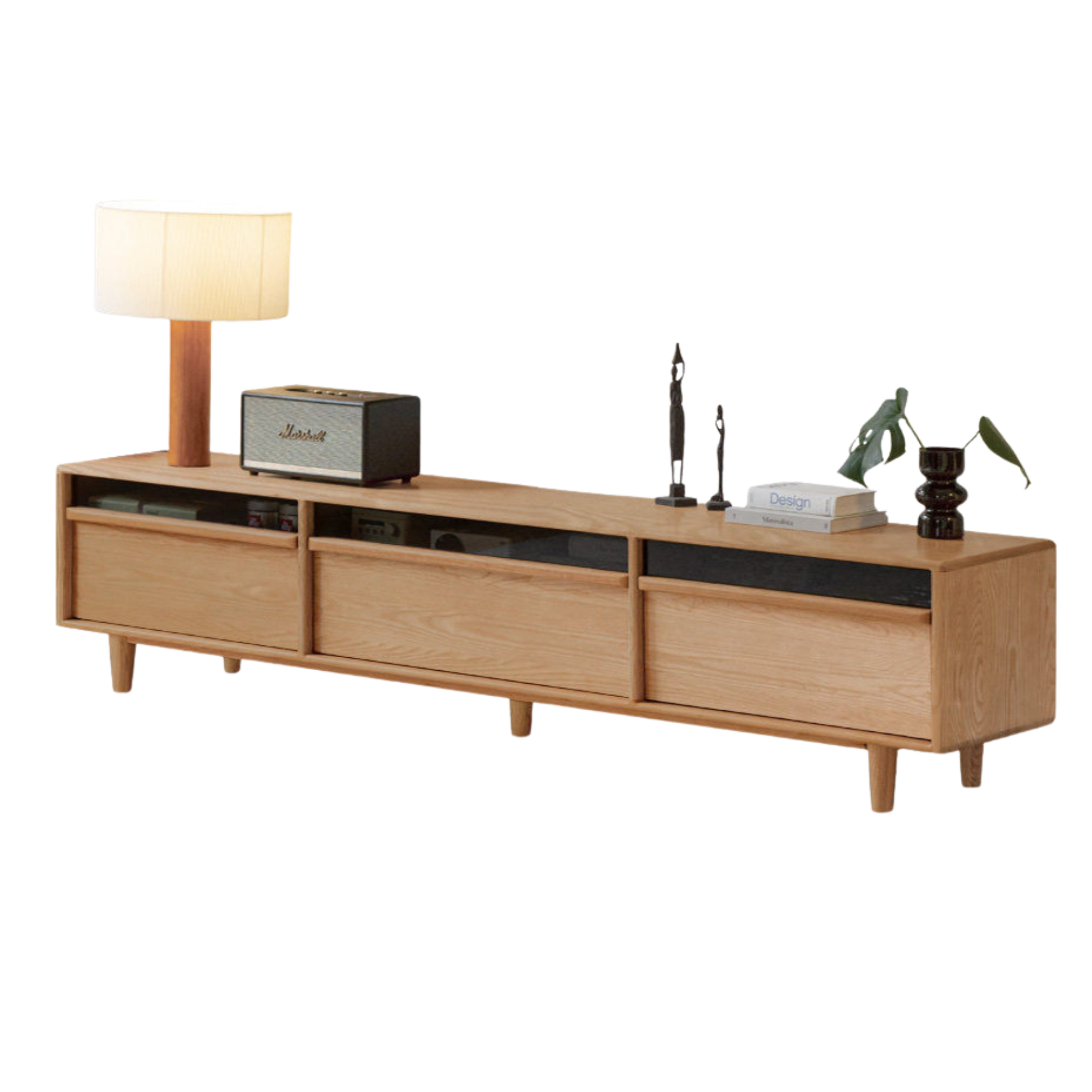 Cherry, Ash Solid Wood TV Cabinet.