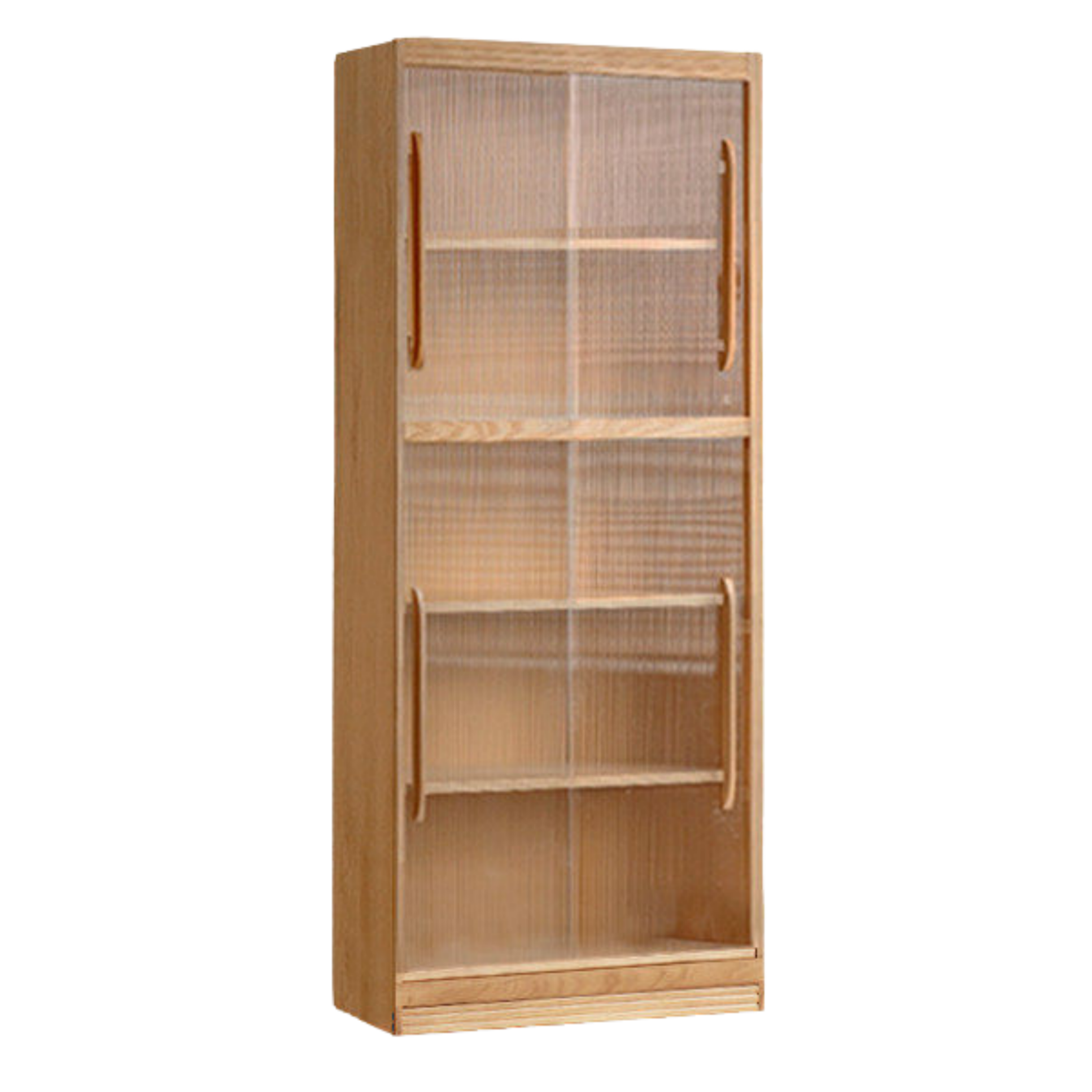 Ash, Oak, Cherry Solid Wood Bookshelf Integrated Wall-Mounted Minimalist