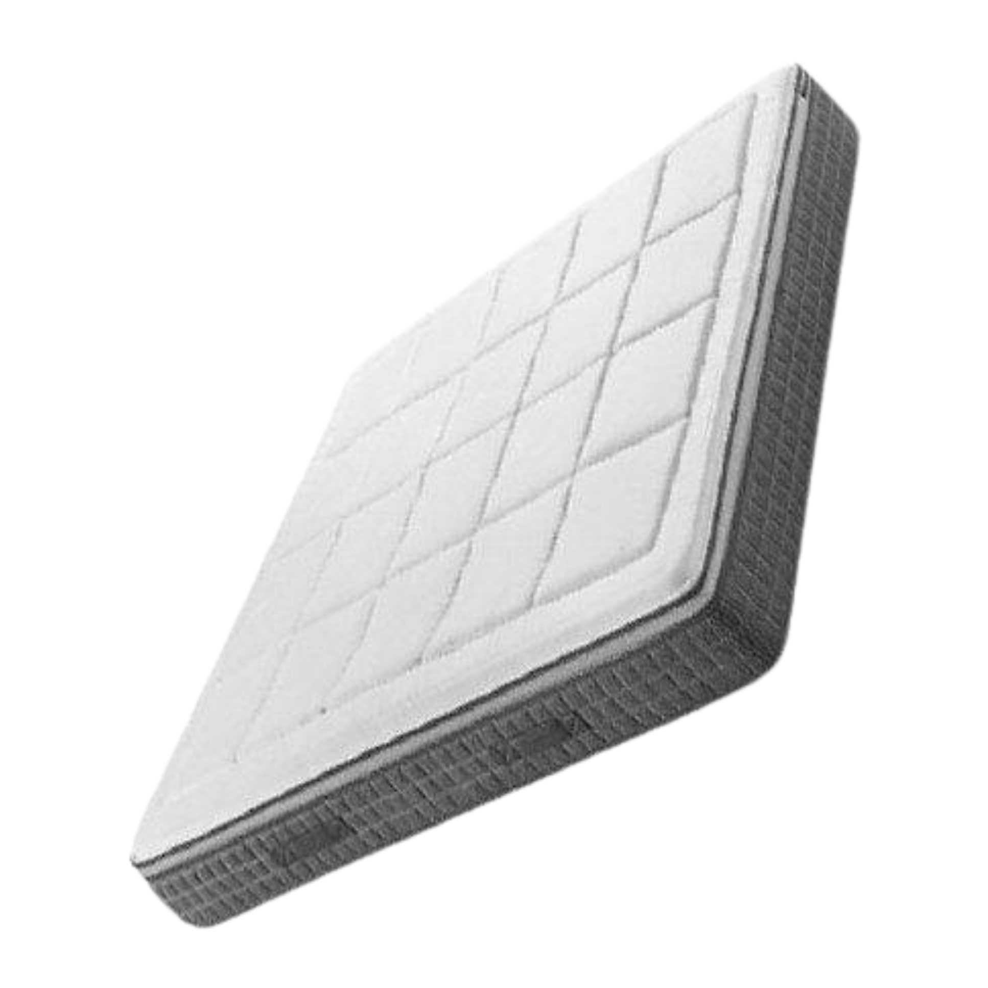 Latex Zero-Glue Mattress with Natural Jute Cover — Eco-Friendly, Soft, Thick Mattress with Independent Springs