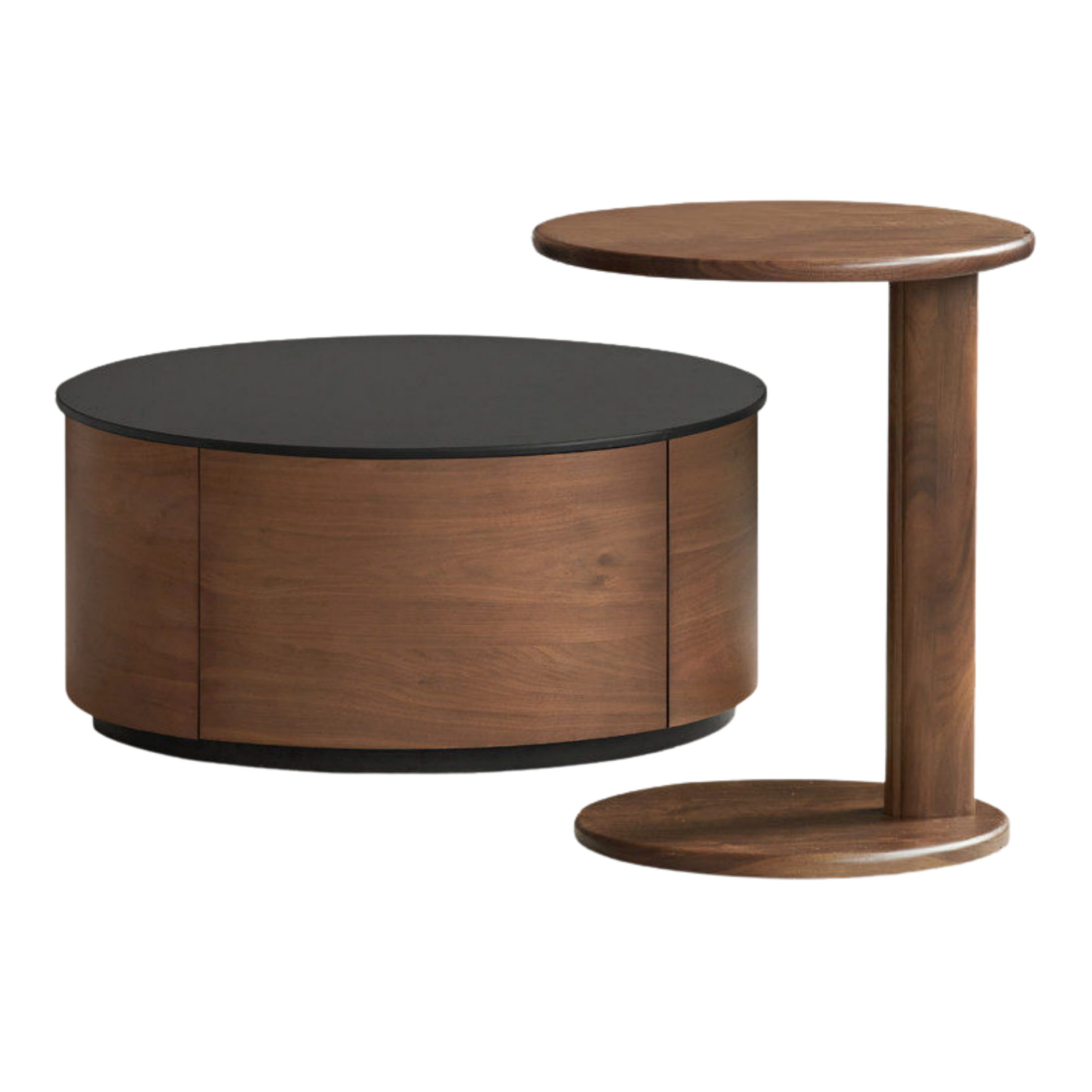 North American Black Walnut Solid Wood Italian Light Luxury Style Coffee Table