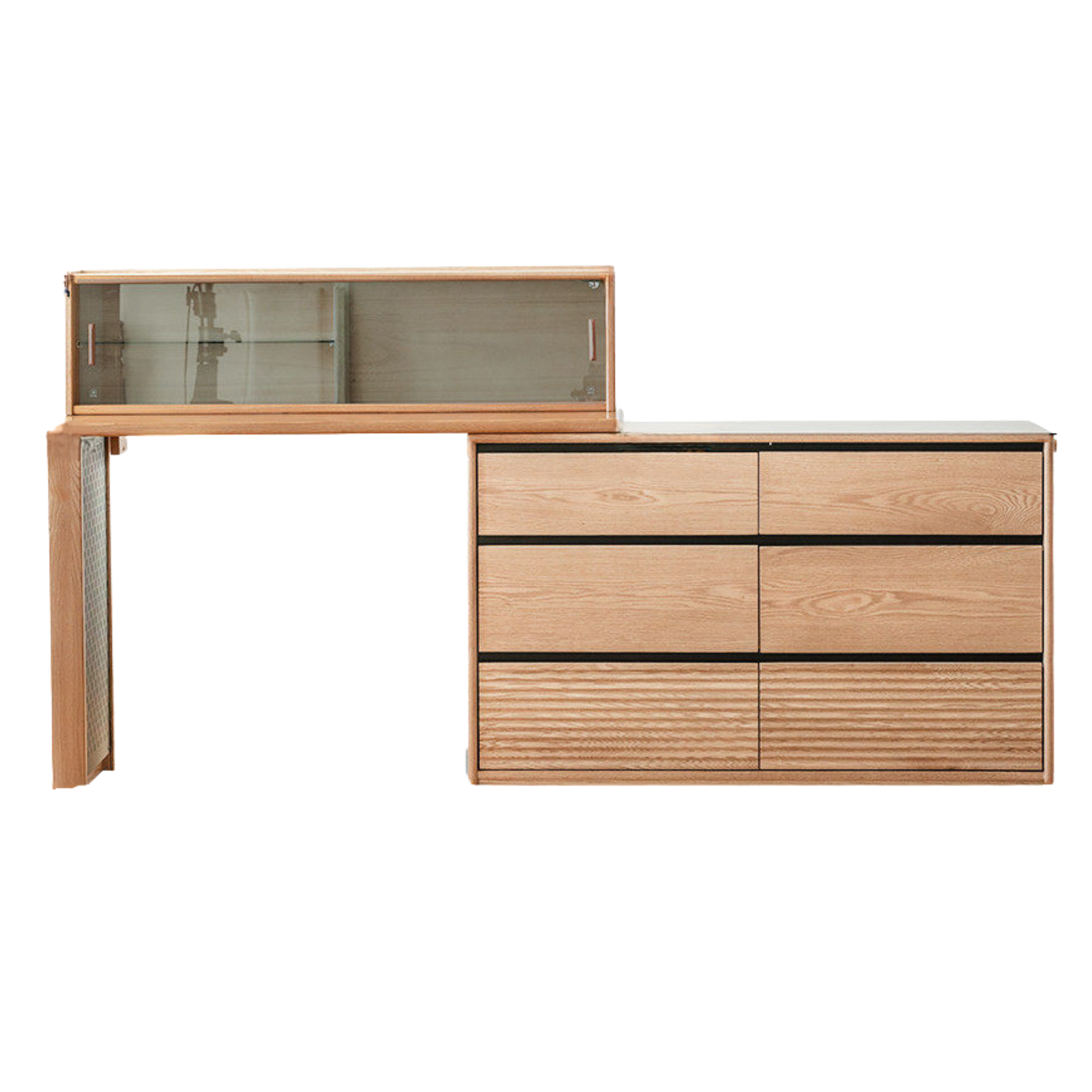 Ash Solid Wood Modern Minimalist Vanity Table