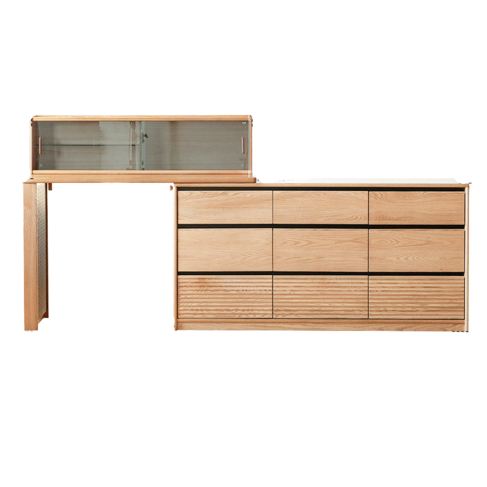 Ash Solid Wood Modern Minimalist Vanity Table