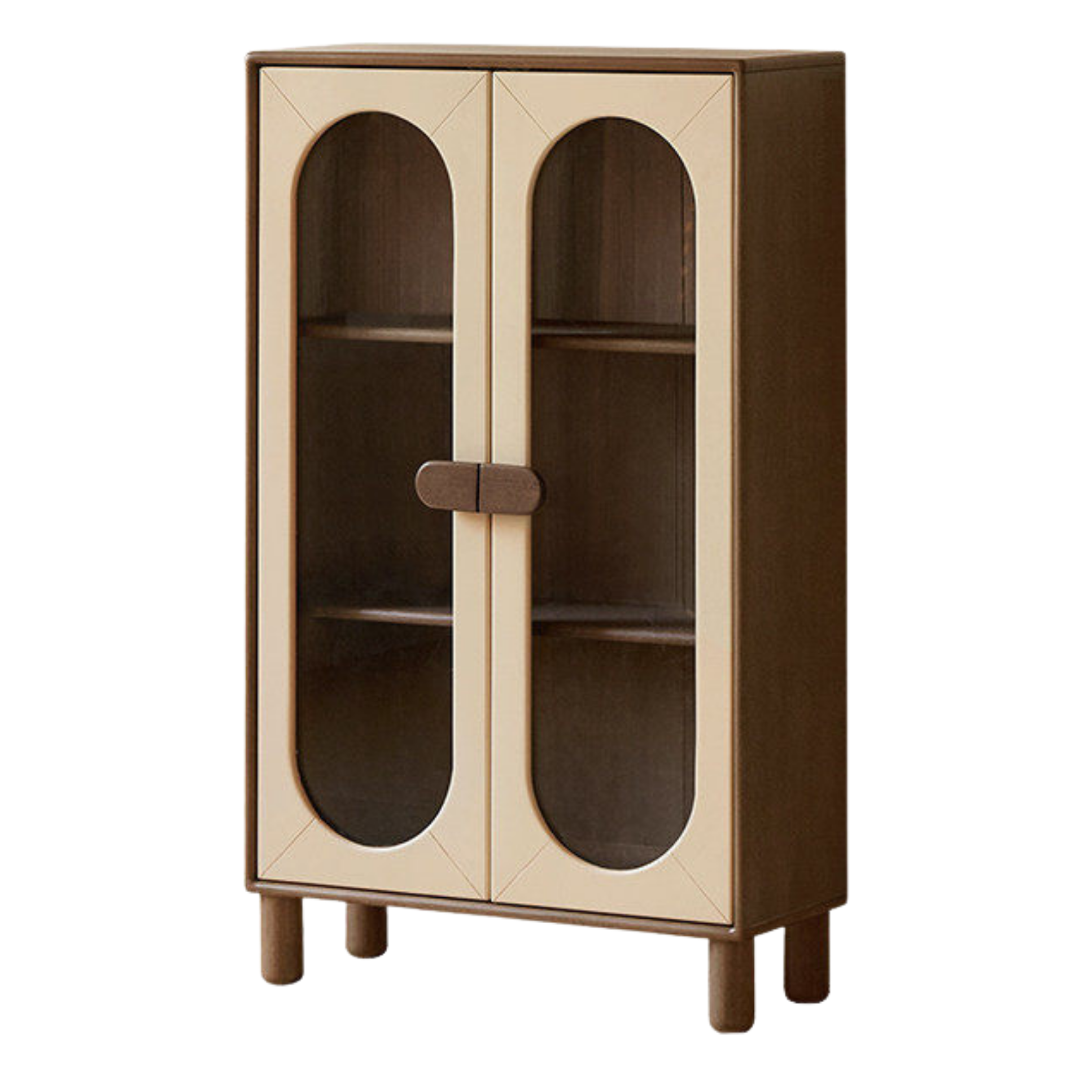 Solid Rubberwood Children's Bookshelf Retro Style