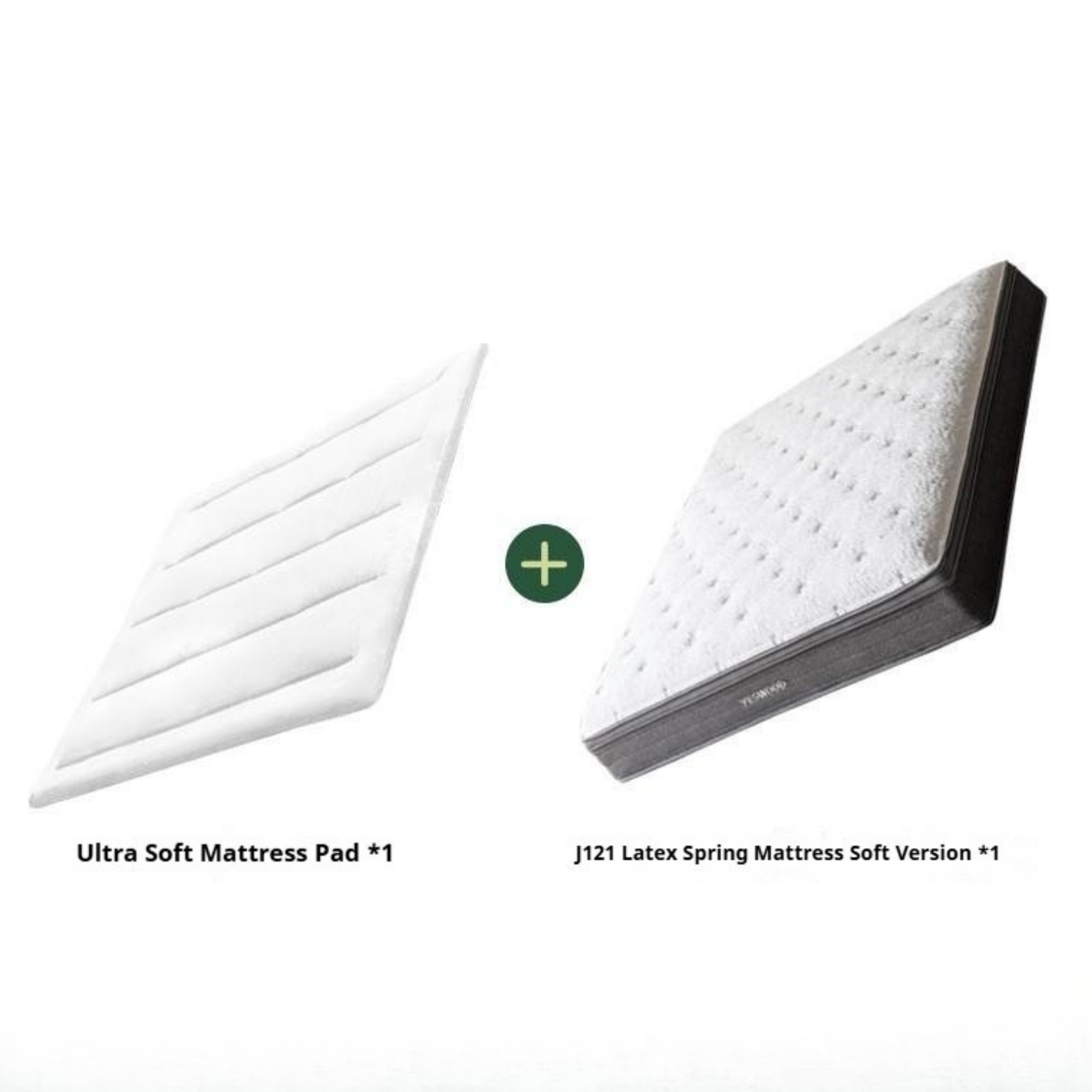 Glue-Free Mattress Made Of Imported Natural Latex, With Air Fiber Filling And Spring Support, A Soft Mattress For Back Protection 24 cm