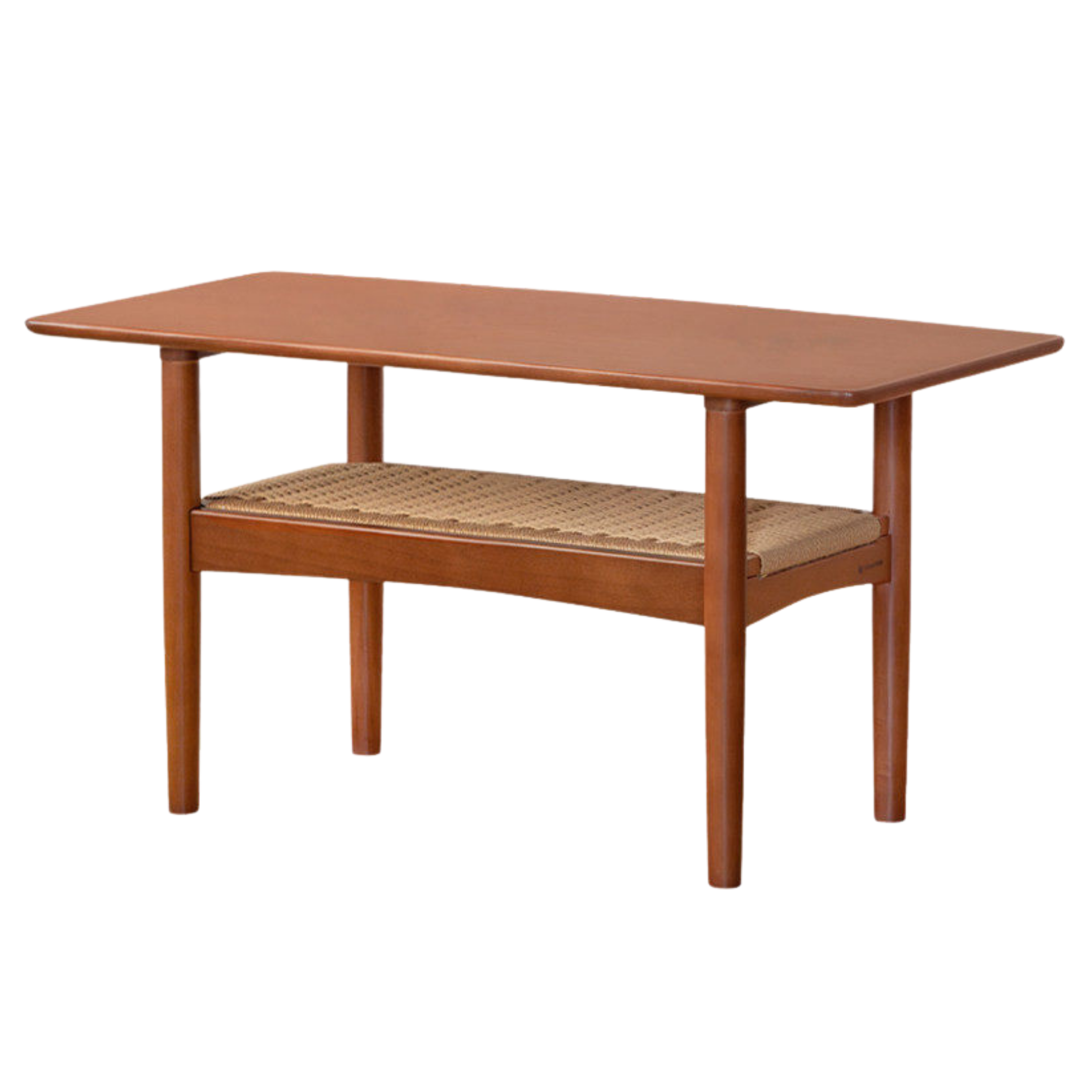 Poplar Solid Wood Coffee Table Vintage Style