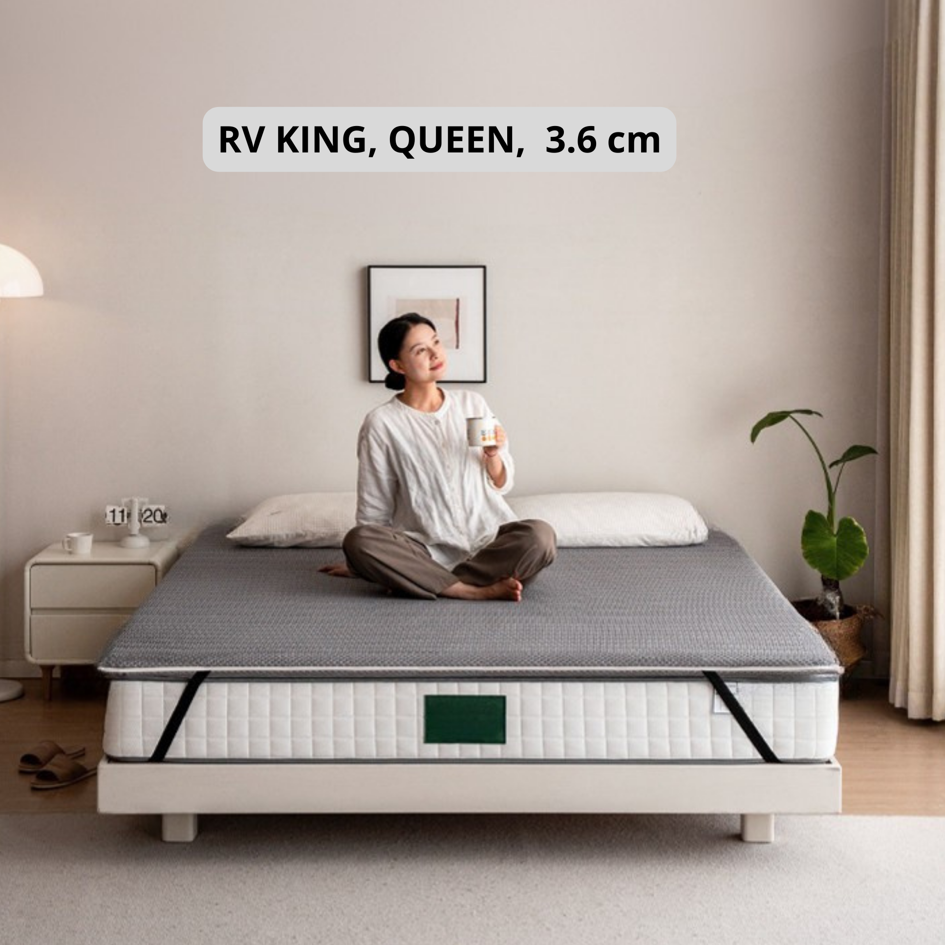 Zero-Glue Coconut Fiber Lumbar Support Firm Mattress — Removable, Washable, Latex Thin Mattress