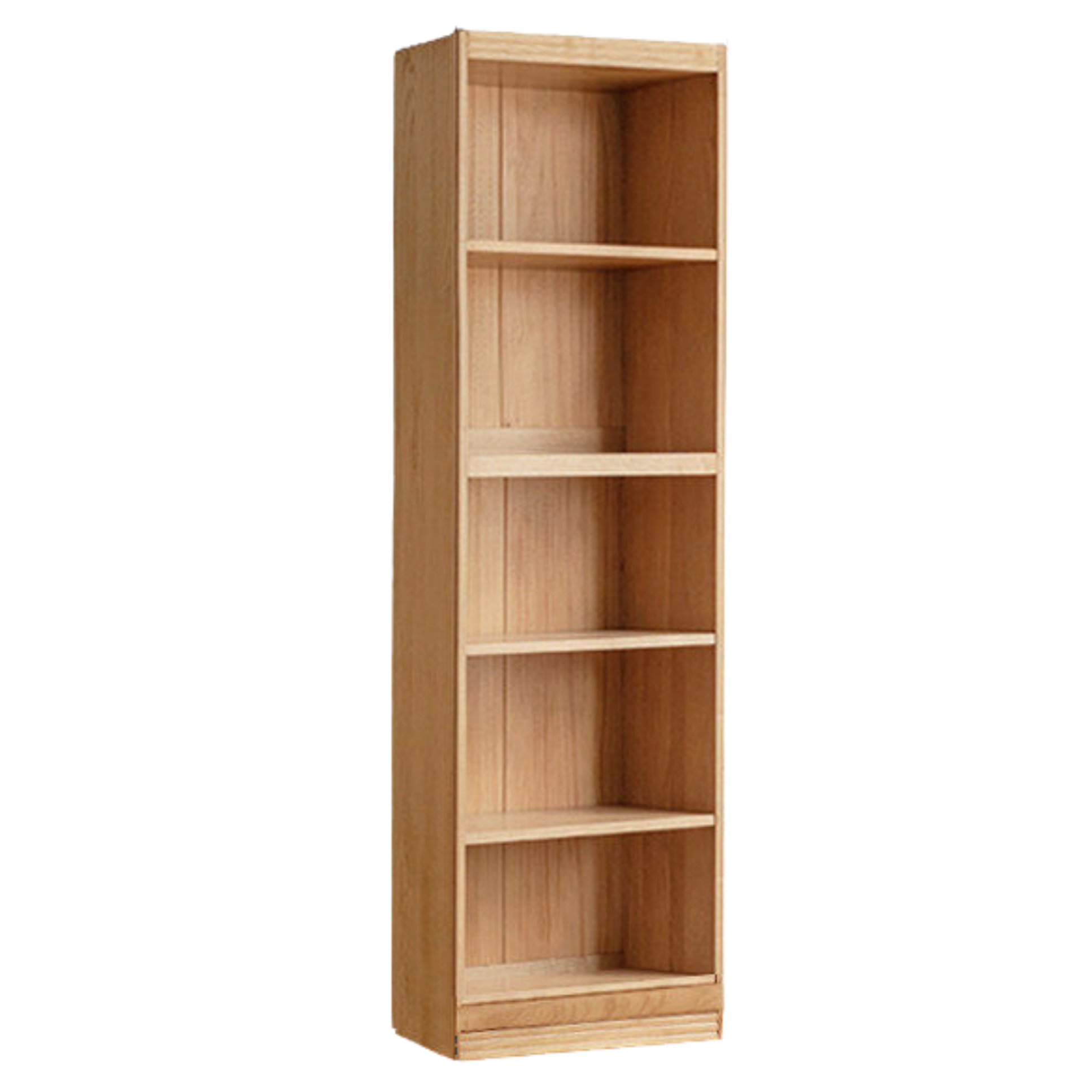 Ash, Oak, Cherry Solid Wood Bookshelf Integrated Wall-Mounted Minimalist