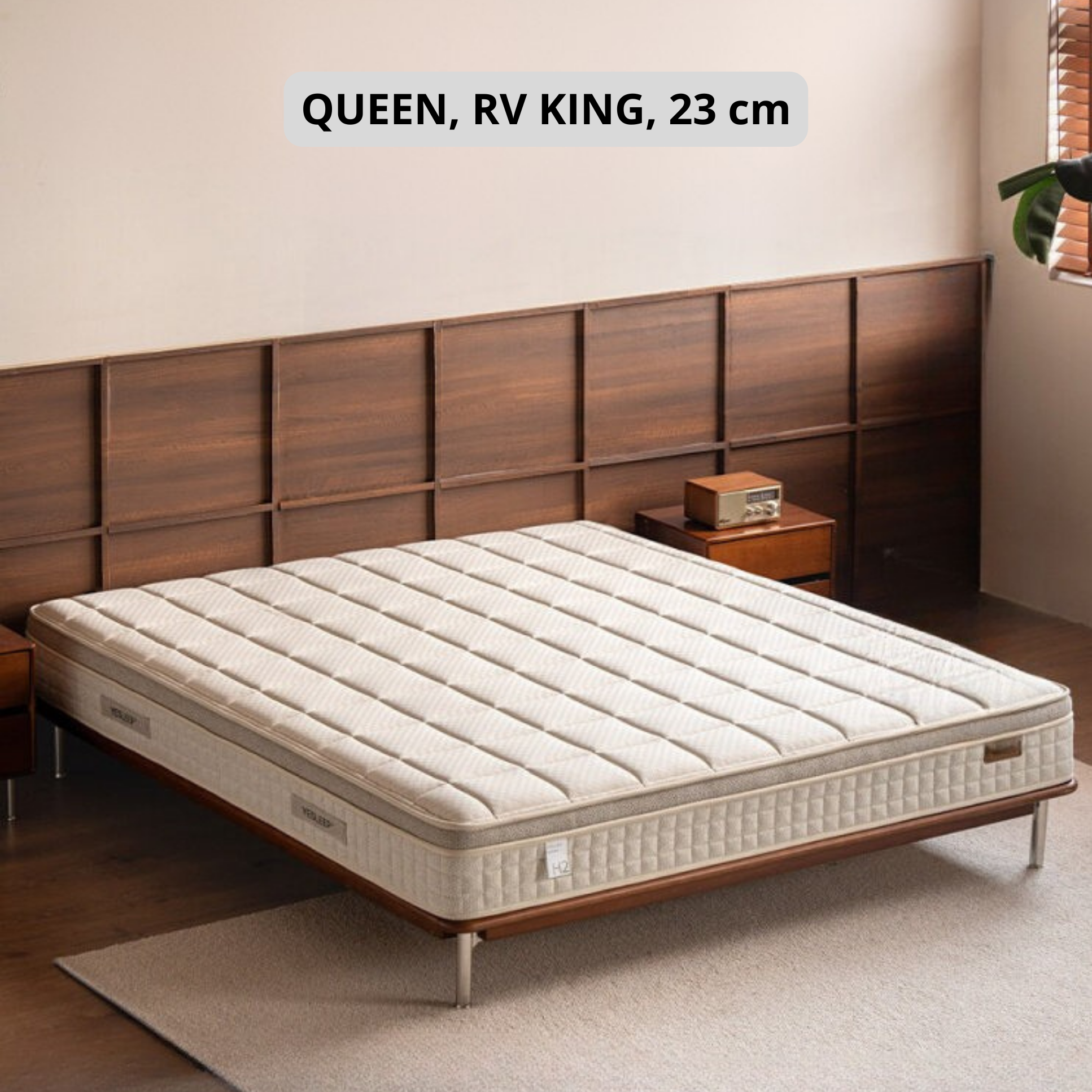 Zero-Glue Soy Fiber Mattress — Independent Spring Model, Thick Latex Support Mattress