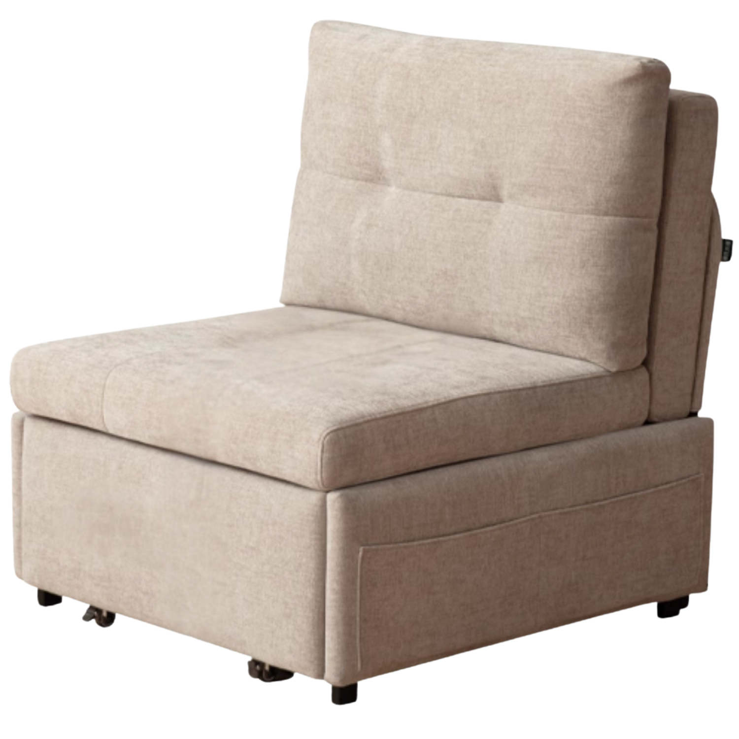 Fabric Sofa Cream Wind Multi Functional Single Chair