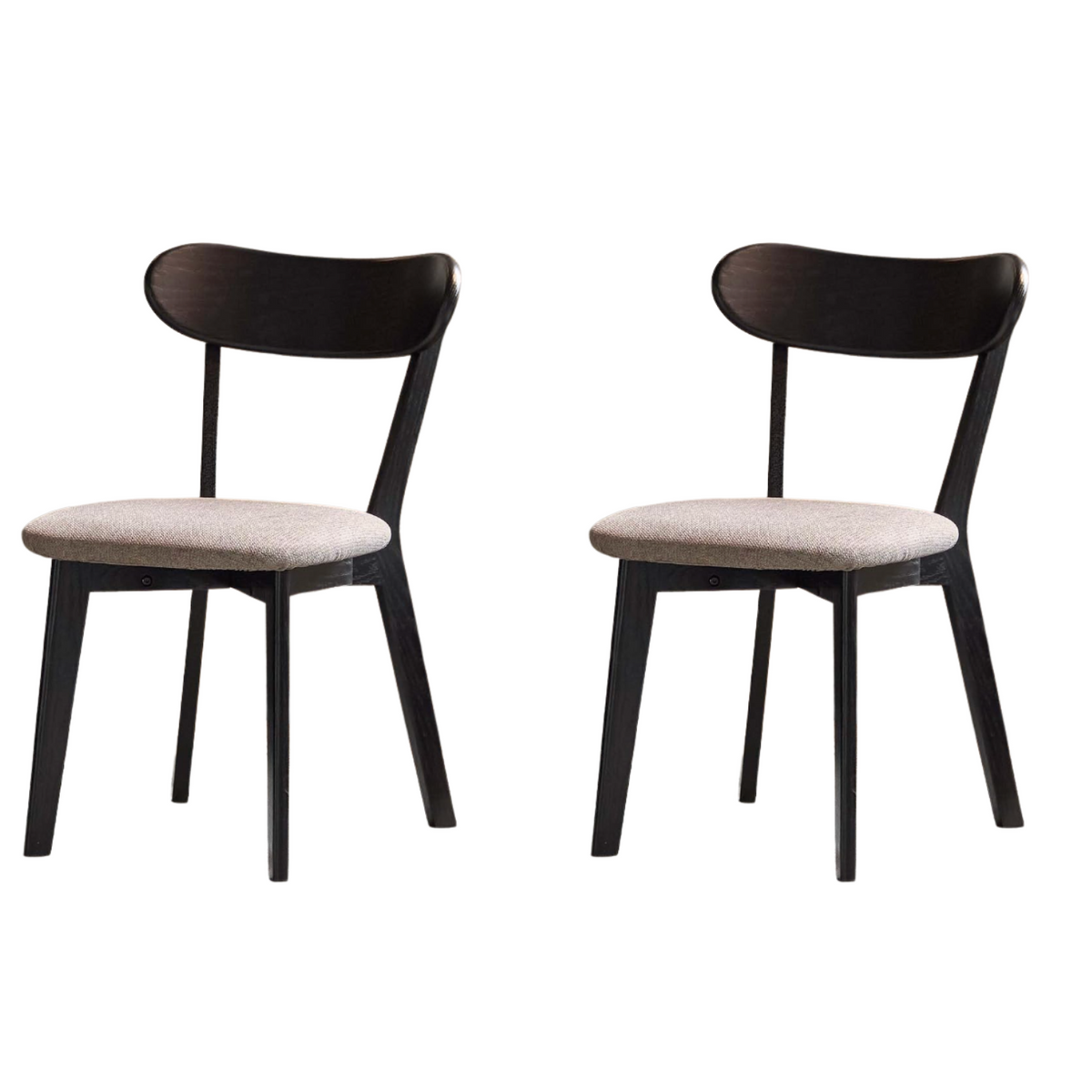 Oak Solid Wood Upholstered Dining Chair