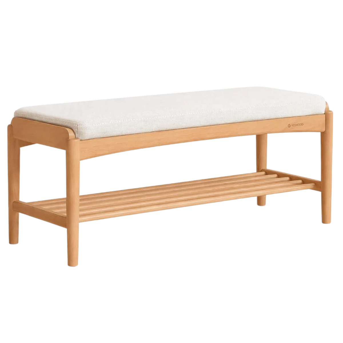 Beech, Oak Solid Wood Shoe Changing Stool