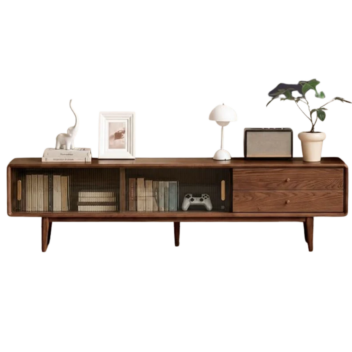 Oak Solid Wood Nordic Modern TV Stand