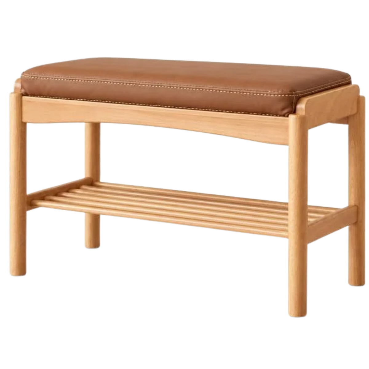 Beech, Oak Solid Wood Shoe Changing Stool