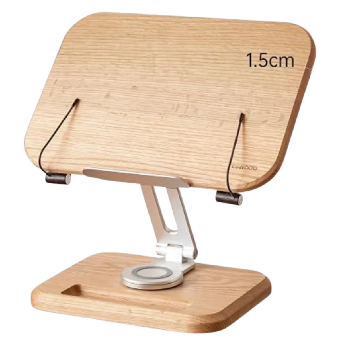 Oak, Black Walnut Solid Wood Book Holder Desktop Organizer