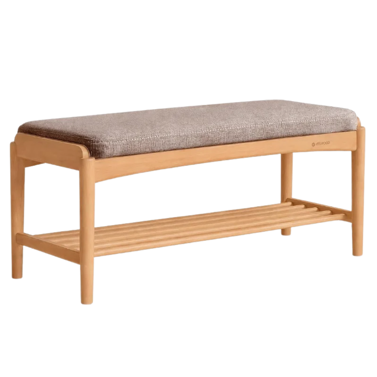 Beech, Oak Solid Wood Shoe Changing Stool