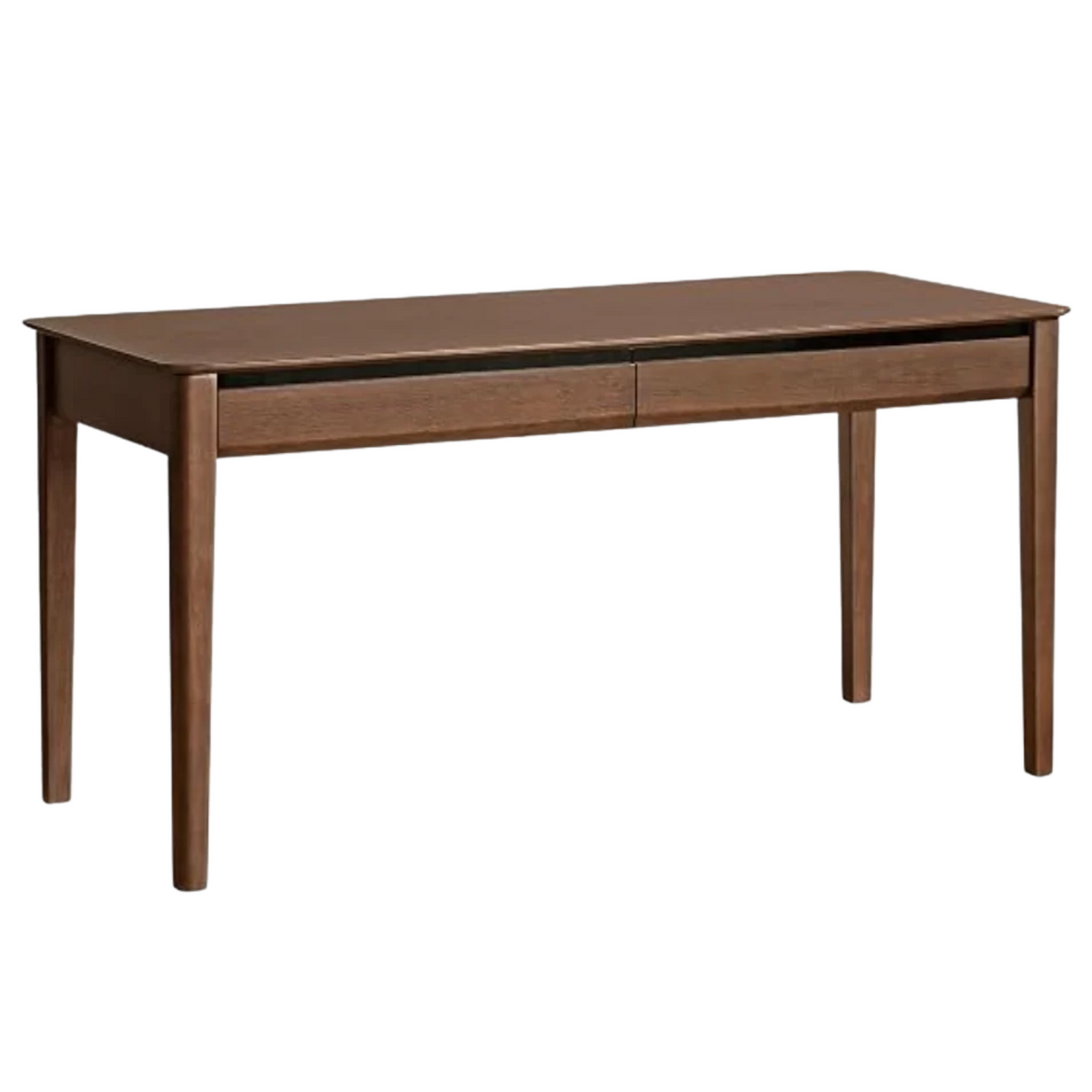 Black Walnut Solid Wood Luxury Office Desk with drawer